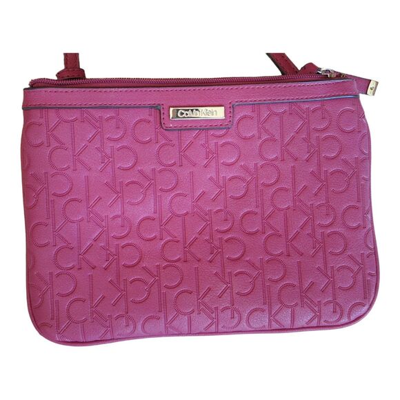 Calvin Klein Purple Crossbody Bag Purse Excellent - Picture 2 of 12